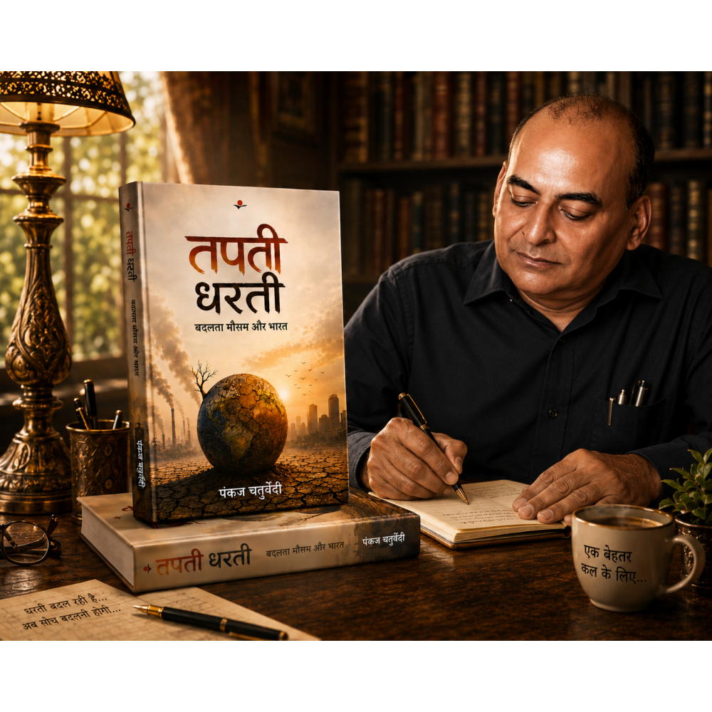 तपती धरती बदलता मौसम और भारत लेखक पंकज चतुर्वेदी